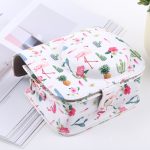 Cactus Flamingo Pattern Ganzkörperkamera PU Ledertasche mit Riemen für FUJIFILM instax mini 9 / mini 8+ / mini 8 – Bild 3