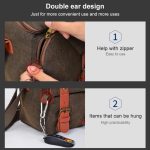 CADEN N1 Große Retro-Multifunktions-Canvas-wasserdichte Digitalkamera-Fotografie-Umhängetasche, N1 Large Coffee – Bild 6