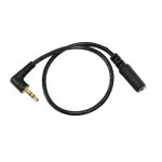 5 Stück 13 cm Winkel 3,5 mm Audio-Stecker auf Buchse PC-Kamera-Mikrofon-Adapterkabel, Elbow 3.5mm – Bild 3