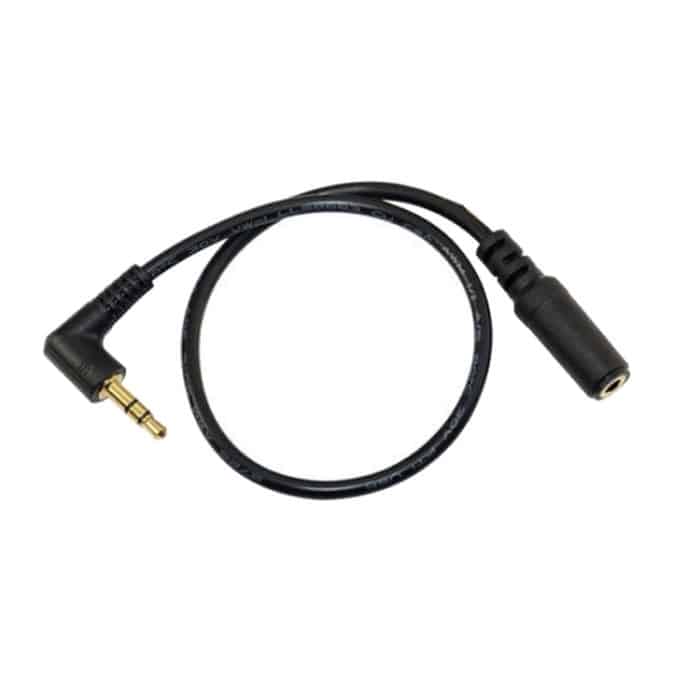 5 Stück 13 cm Winkel 3,5 mm Audio-Stecker auf Buchse PC-Kamera-Mikrofon-Adapterkabel, Elbow 3.5mm – Bild 3