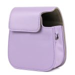 Ledertasche Ganzkörper-Kameratasche mit Schultergurt für FUJIFILM Instax mini 11, Purple – Bild 3