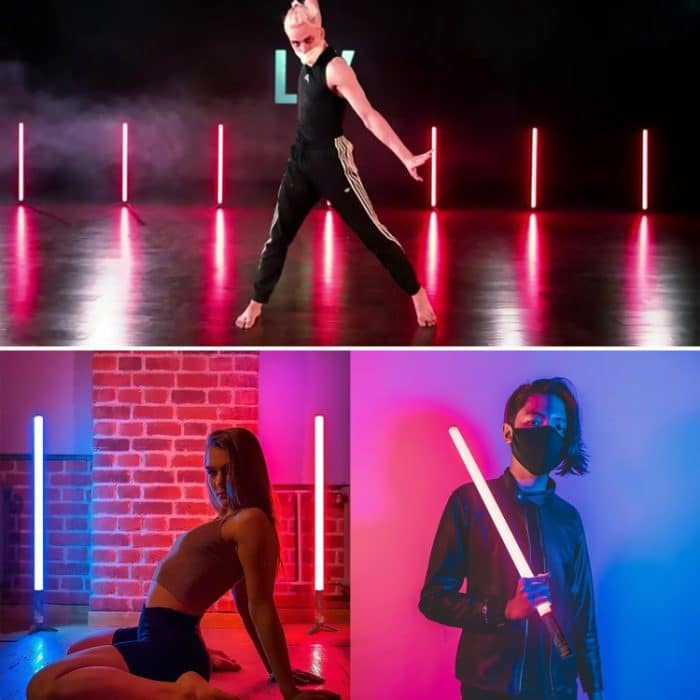 Luxceo Mood1 50 cm RGB Bunte Atmosphäre Rhythmus LED -Stick Handheld Video Foto Füllung Light – Bild 6