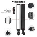 Luxceo WS66 USB LED Live Video Light 2500K-9000K Bi-Color Laptop Conference Fill Light – Bild 3