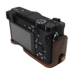 1/4 Zoll Gewinde PU-Leder-Kamera-Halbgehäusebasis für Sony ILCE-A6500 / A6500, For Sony ILCE-A6500 / A6500 – Bild 4