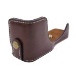 1/4-Zoll-Gewinde PU-Leder-Kamera-Halbgehäusebasis für Canon EOS M100, For Canon EOS M100 – Bild 5