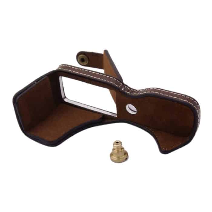 1/4-Zoll-Gewinde PU-Leder-Kamera-Halbgehäusebasis für Canon EOS M100, For Canon EOS M100 – Bild 7