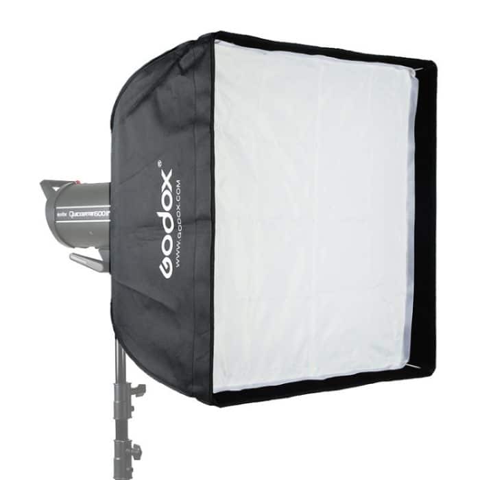 DCA1867B.jpg Godox 60 x 60 cm rechteckige Softbox Fotostudio Bowens Mount Diffusor für Speedlite – Bild 1