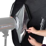 Godox 60 x 60 cm rechteckige Softbox Fotostudio Bowens Mount Diffusor für Speedlite – Bild 3