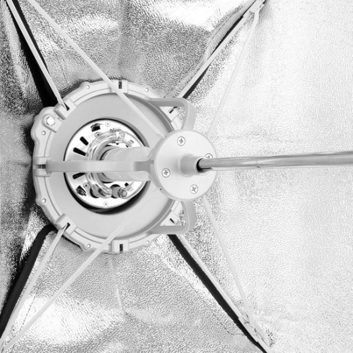 Godox 60 x 60 cm rechteckige Softbox Fotostudio Bowens Mount Diffusor für Speedlite – Bild 4