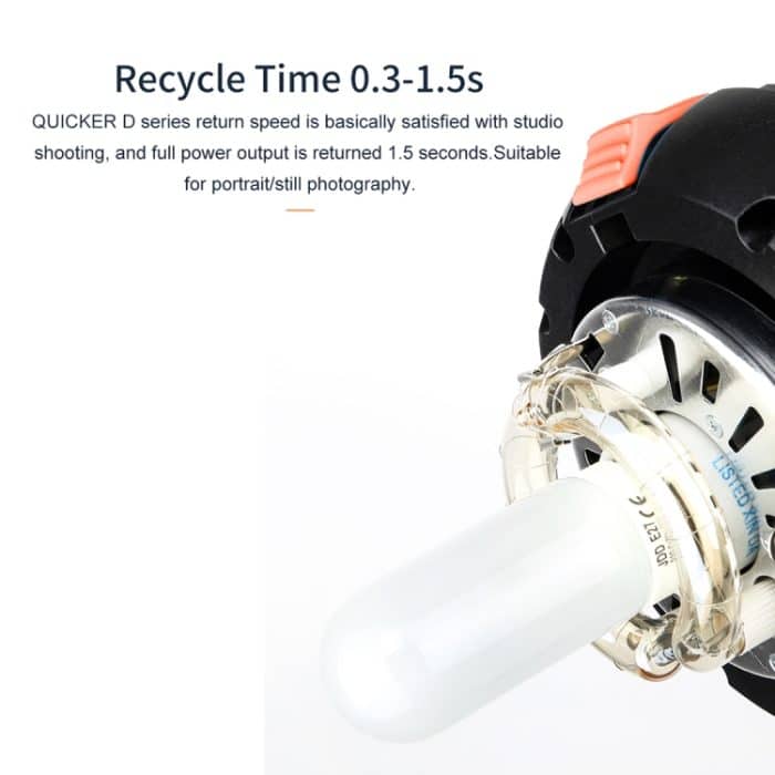 Godox QT600IIM 600Ws 1/8000s Hochgeschwindigkeits-Stroboskop-Studioblitzlicht, QT600IIM – Bild 4