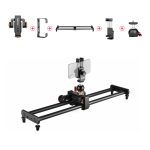 Yelangu L60E 60 cm Dia Rail Track + L4 3-Rad Video Dolly mit Telefonklemme & Ballhead – Bild 3
