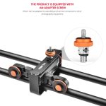 Yelangu L60E 60 cm Dia Rail Track + L4 3-Rad Video Dolly mit Telefonklemme & Ballhead – Bild 6