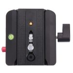 Passender FC-501-Schnellspanner aus Aluminiumlegierung mit Schnellspanner-Gleitplatte für den Austausch des Manfrotto-Stativs 577