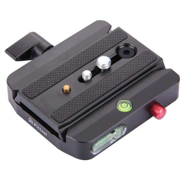 Passender FC-501-Schnellspanner aus Aluminiumlegierung mit Schnellspanner-Gleitplatte für den Austausch des Manfrotto-Stativs 577 – Bild 4