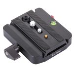 Passender FC-501-Schnellspanner aus Aluminiumlegierung mit Schnellspanner-Gleitplatte für den Austausch des Manfrotto-Stativs 577 – Bild 5