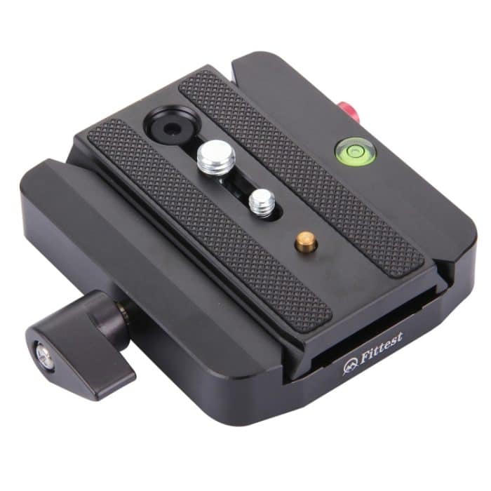 Passender FC-501-Schnellspanner aus Aluminiumlegierung mit Schnellspanner-Gleitplatte für den Austausch des Manfrotto-Stativs 577 – Bild 5