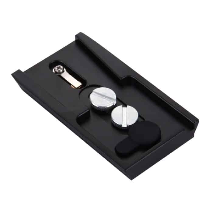 Passender FC-501-Schnellspanner aus Aluminiumlegierung mit Schnellspanner-Gleitplatte für den Austausch des Manfrotto-Stativs 577 – Bild 7