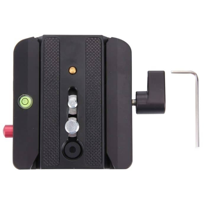 Passender FC-501-Schnellspanner aus Aluminiumlegierung mit Schnellspanner-Gleitplatte für den Austausch des Manfrotto-Stativs 577 – Bild 8