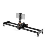 Yelangu L60E 60 cm Dia Rail Track + L4 3-Rad Video Dolly mit Telefonklemme & Ballhead – Bild 2