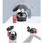 Yelangu L60E 60 cm Dia Rail Track + L4 3-Rad-Video Dolly mit PC142-Telefonklemme & Ballhead – Bild 4