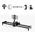 Yelangu L60E 60 cm Dia Rail Track + L4 3-Rad-Video Dolly mit PC142-Telefonklemme & Ballhead – Bild 3