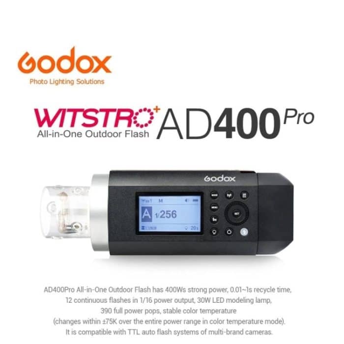 Godox AD400 Pro WITSTRO 400Ws All-in-One-Außenblitz 2,4 GHz Speedlite-Licht, AD400 Pro – Bild 4