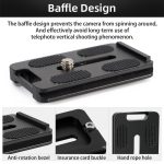 BEXIN PL-62 Anti-Rotations-Schnellwechselplatte mit Gummikissen, PL-62 – Bild 4