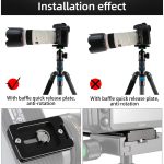 BEXIN PL-62 Anti-Rotations-Schnellwechselplatte mit Gummikissen, PL-62 – Bild 5