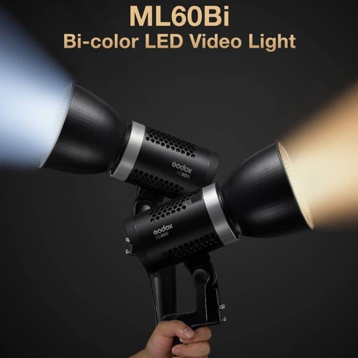 Godox ML60BI 60W LED-Licht 2800-6500K Helligkeitsanpassung Videostudio-Blitzlicht, ML60BI – Bild 4