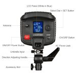 Godox SL150W 150W 5600K Tageslicht-ausgeglichenes LED-Lichtstudio-Kontinuierliches Foto-/Videolicht, SL150W – Bild 5