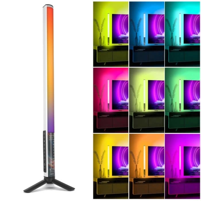LUXCeO Mood1 50 cm RGB Colorful Atmosphere Rhythm LED Stick Handheld Video Photo Fill Light mit Stativ – Bild 1