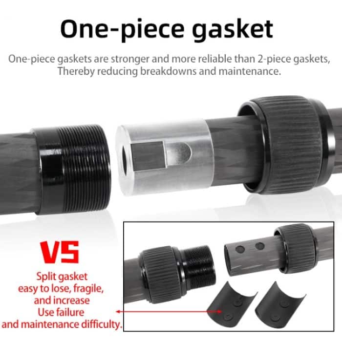 BEXIN P222C 234 mm-393 mm Stativ-Verlängerungsstange, Mittelsäule, Stativverlängerung aus Kohlefaser, P222C – Bild 4