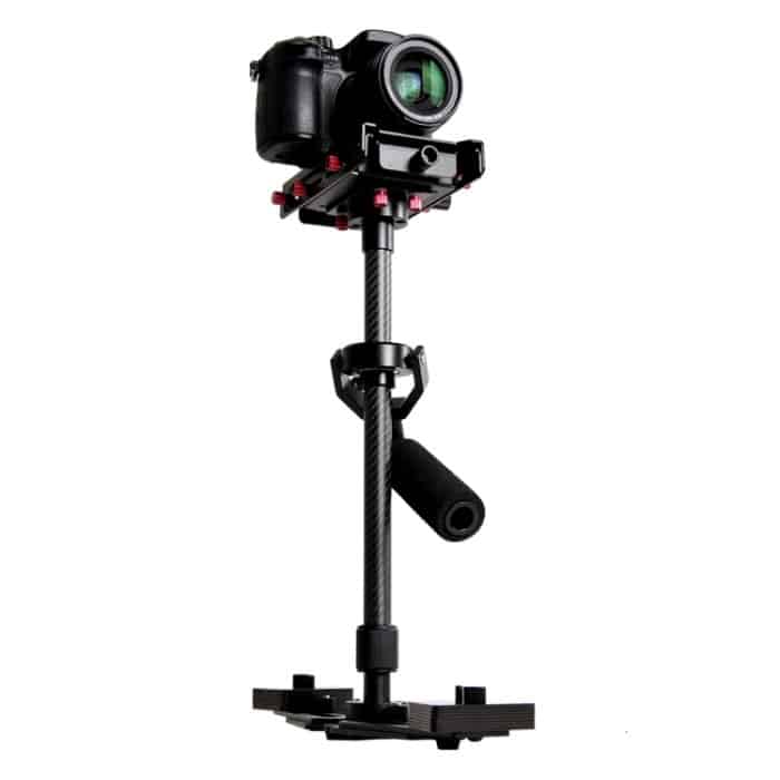YELANGU YLG0107K 40-67 cm Aviation Aluminium + Kohlefaser Professional Steadicam Handstabilisator für DSLR-Kamera DV – Bild 3