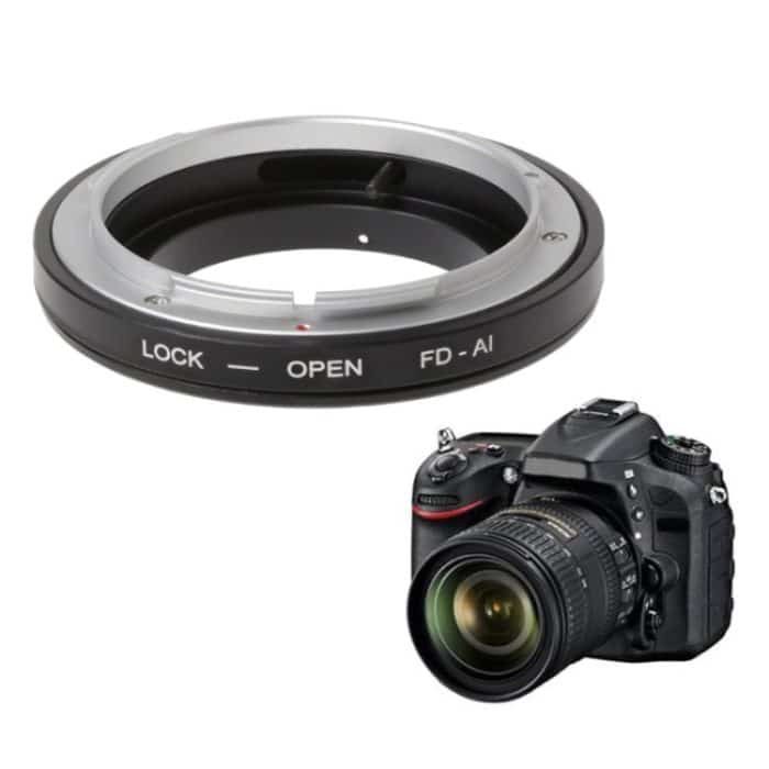 DCA2029B.jpg FD-AI FD-NIK Objektiv-Makro-Adapterring für Canon FD-Objektiv auf Nikon AI-Objektiv, FD-AI FD-NIK – Bild 1