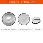 Godox RS55CM 55 cm Studio White Beauty Dish Reflektor Bowens Mount Diffusor – Bild 4