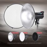 Godox RS55CM 55 cm Studio White Beauty Dish Reflektor Bowens Mount Diffusor – Bild 7