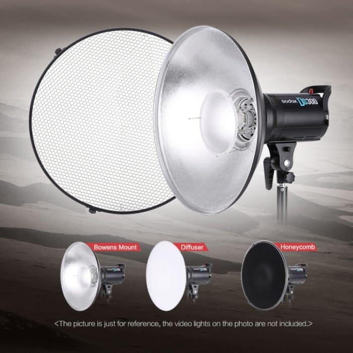 Godox RS55CM 55 cm Studio White Beauty Dish Reflektor Bowens Mount Diffusor – Bild 7