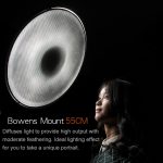 Godox RS42CM 42 cm Studio White Beauty Dish Reflektor Bowens Mount Diffusor – Bild 6