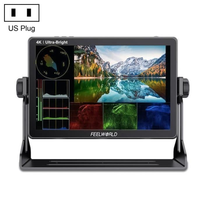 FEELWORLD LUT11S 10,1 Zoll ultraheller 2000nit Touchscreen DSLR-Kamera-Feldmonitor, 3G-SDI 4K HDMI Eingang Ausgang 1920 x 1200 IPS-Panel, LUT11S – Bild 1