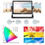 FEELWORLD LUT11S 10,1 Zoll ultraheller 2000nit Touchscreen DSLR-Kamera-Feldmonitor, 3G-SDI 4K HDMI Eingang Ausgang 1920 x 1200 IPS-Panel, LUT11S – Bild 6