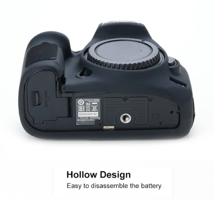 Für Canon EOS 7D Mark II weiche Silikon-Schutzhülle, For Canon EOS 7D Mark II – Bild 5