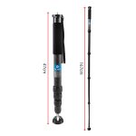 BEXIN P335C Kamera Kohlefaser Einbeinstativ Reisen Live Selfie Halterung Halter – Bild 2