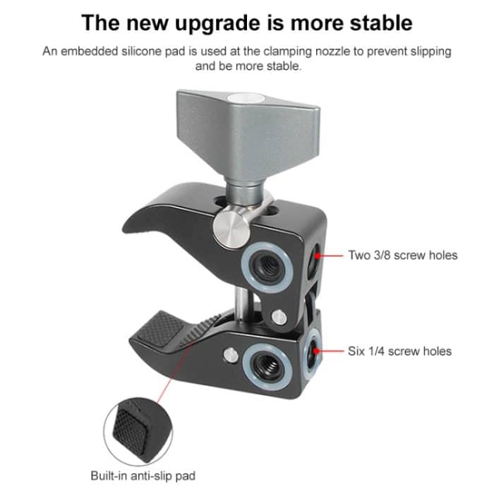 BEXIN WN-40 C-Type Universal Desk Magic Mount Claws Clip – Bild 3