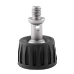 BEXIN GSF37-S Stativ 3/8 Zoll Edelstahl-Fußspikes Kunststoff-Fußpolster