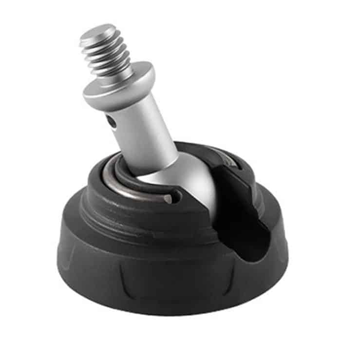 DCA2083.jpg BEXIN GSF50-S Stativ 3/8 Zoll Edelstahl-Fußspikes Kunststoff-Fußpolster – Bild 1