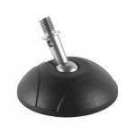 BEXIN GSF68-S Stativ 3/8 Zoll Edelstahl-Fußspikes Kunststoff-Fußpolster