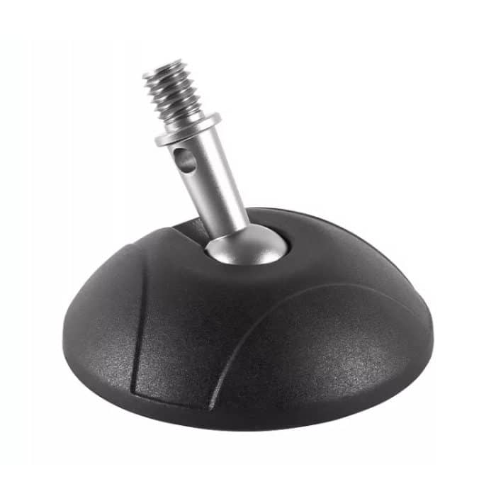 DCA2084.jpg BEXIN GSF68-S Stativ 3/8 Zoll Edelstahl-Fußspikes Kunststoff-Fußpolster – Bild 1