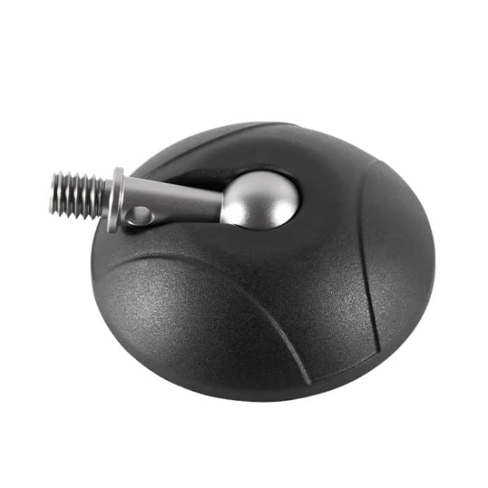 BEXIN GSF68-S Stativ 3/8 Zoll Edelstahl-Fußspikes Kunststoff-Fußpolster – Bild 3