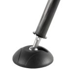 BEXIN GSF68-S Stativ 3/8 Zoll Edelstahl-Fußspikes Kunststoff-Fußpolster – Bild 5