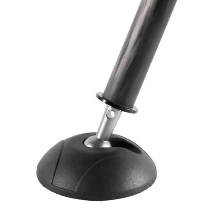 BEXIN GSF68-S Stativ 3/8 Zoll Edelstahl-Fußspikes Kunststoff-Fußpolster – Bild 5